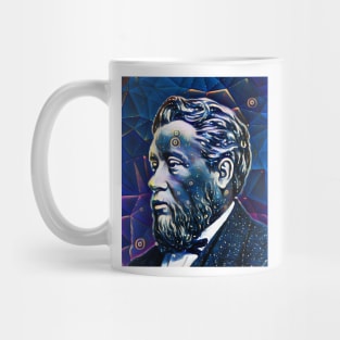 Charles Spurgeon Dark Night Portrait | Charles Spurgeon Artwork 6 Mug